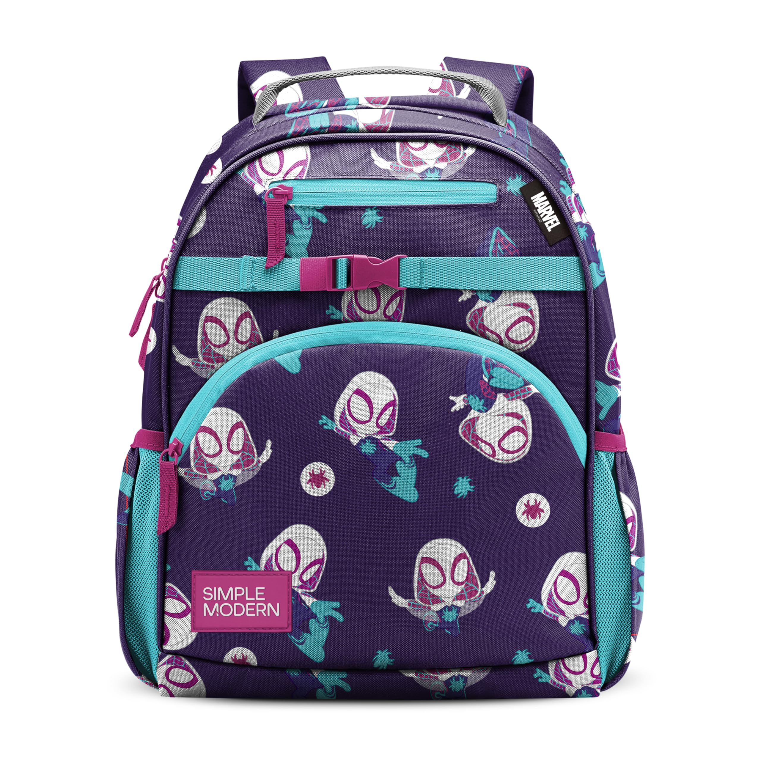 Simple Modern Medium Disney Toddler Backpack for School Girls and Boys | Kindergarten Elementary Kids Backpack | Fletcher Collection | Kids - 15" tall | Princess Rainbows