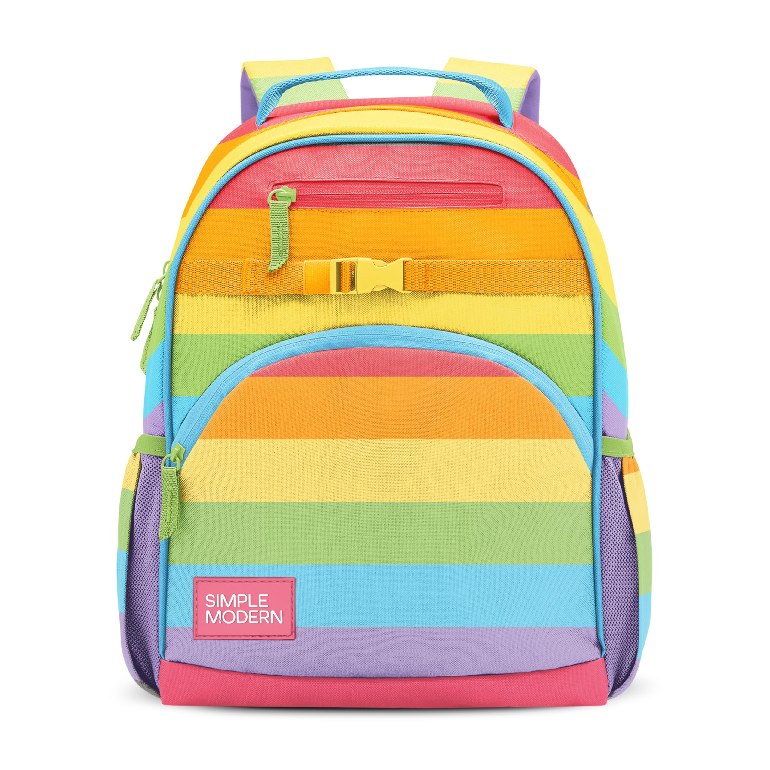 Simple Modern Medium Disney Toddler Backpack for School Girls and Boys | Kindergarten Elementary Kids Backpack | Fletcher Collection | Kids - 15" tall | Princess Rainbows