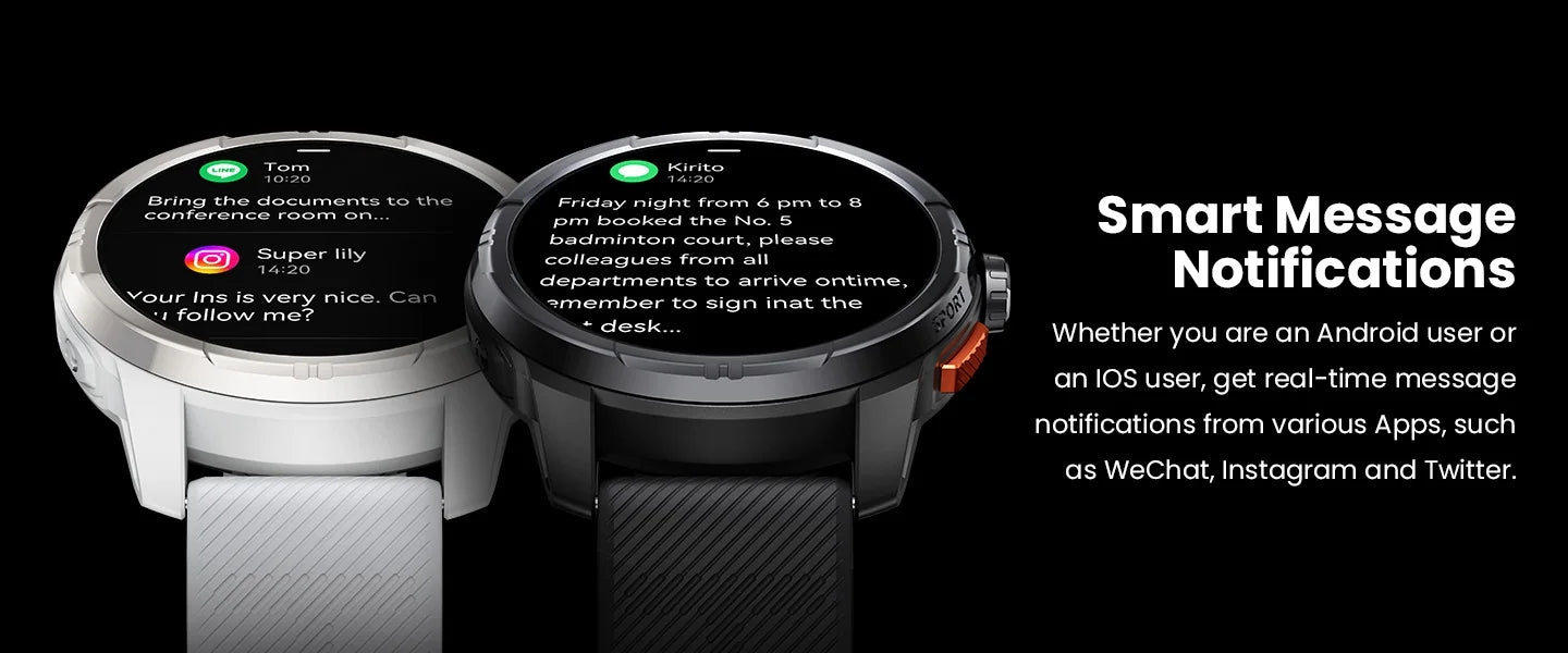HAYLOU Solar Ultra GPS Smartwatch 1.6” AMOLED Display 5ATM Waterproof Built-in GPS Bluetooth Phone Calls Sports Smart Watch