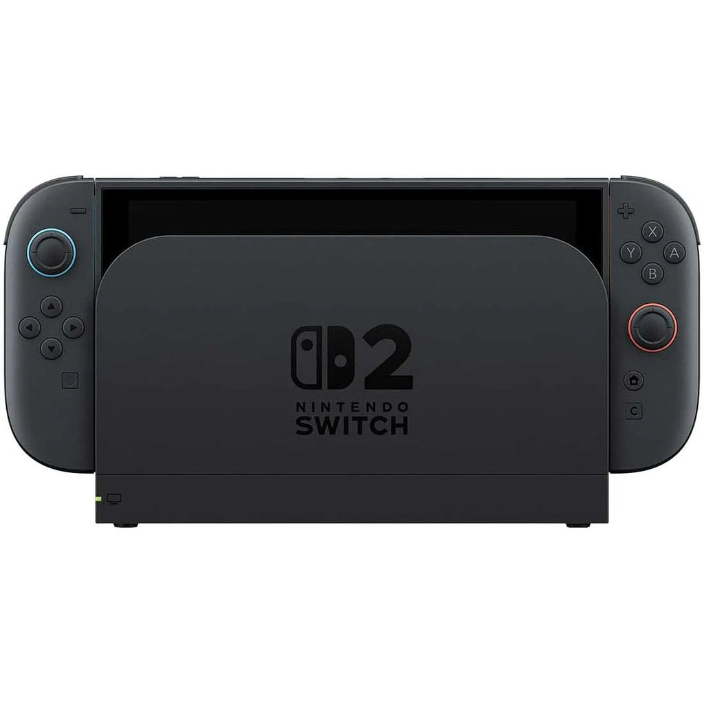 Nintendo Switch 2 Console (European Version | Local Warranty) - portable console with 256GB internal storage, 7.9” LCD, integrated voice chat, magnetic Joy-Con controllers, and supports 4K at 120fps for immersive gaming exp