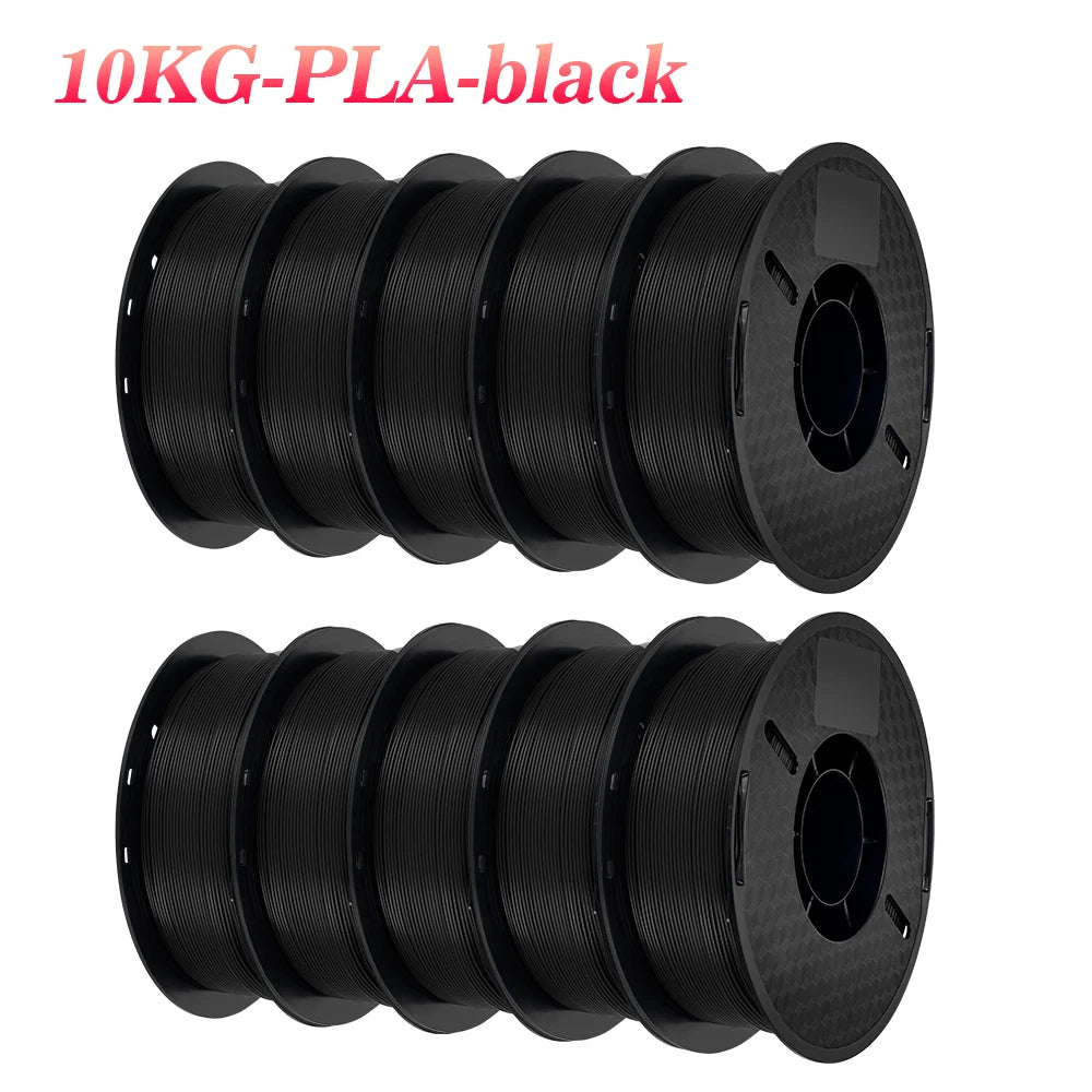 10KG PLA Filament PETG 3d Filament 1.75mm For 3D Printer Filament 10rolls/set Mixed colors and materials FDM Printing Fast Ship