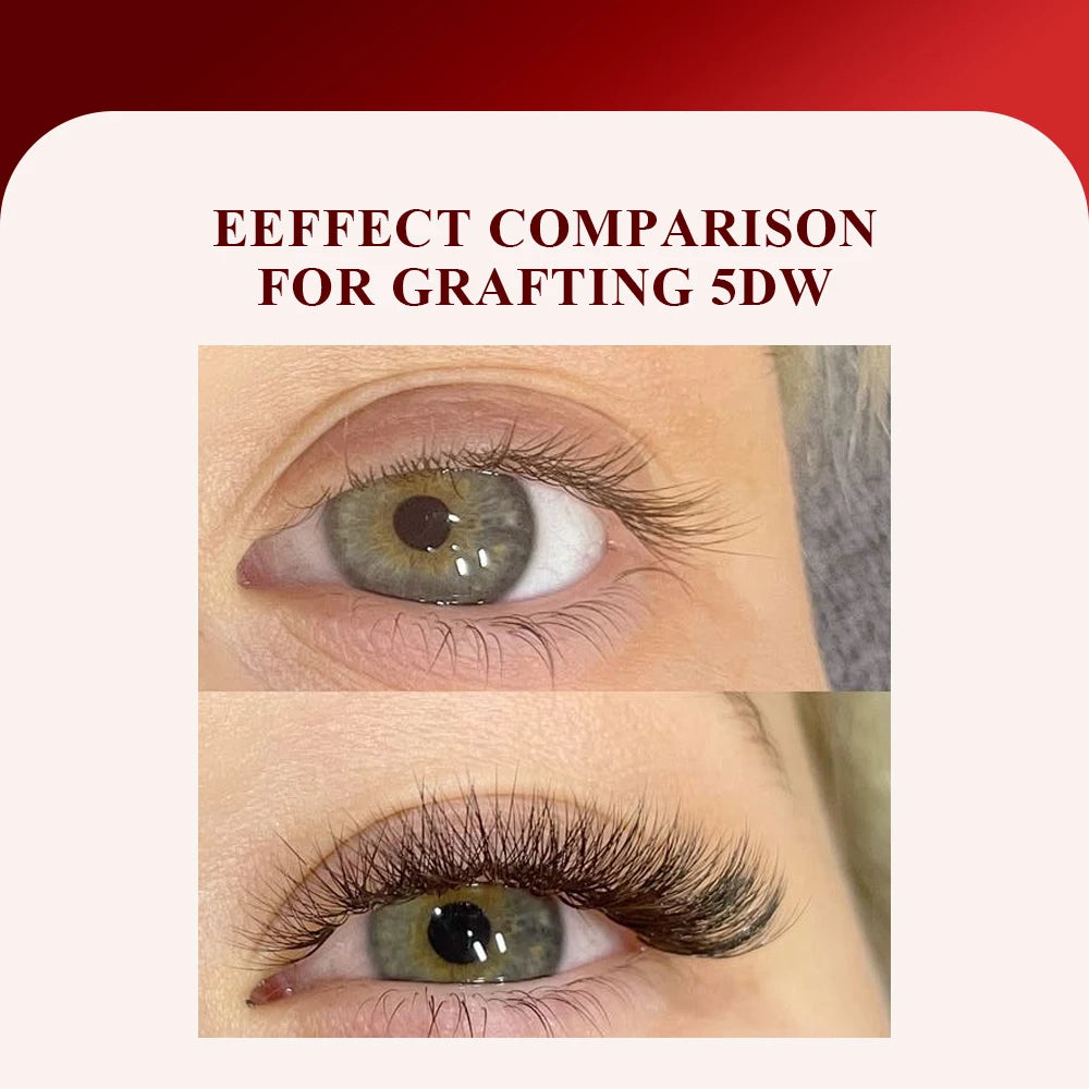 FADVAN 3D/4D/5D/6D/7D/8D W Shaped Eyelash Extension C D Curl Natural Mink Lash Premade Volume Fan False Eyelashes Makeup Supplie