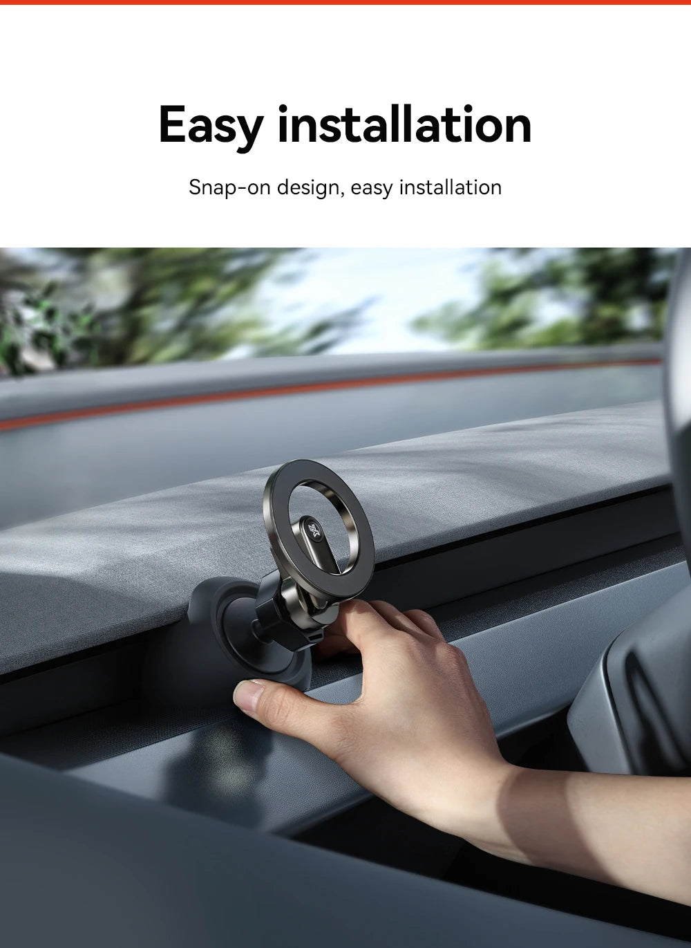 YZ For Tesla Magnetic Car Phone Holder 2026 Model 3/Y/YT Highland Juniper Air Vent Mount Car Bracket Stand 360 Degree Rotatable