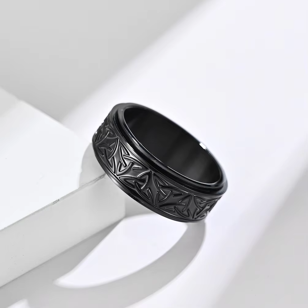 Viking Celtic Knot Rune Rings For Men
