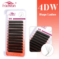 FADVAN 3D/4D/5D/6D/7D/8D W Shaped Eyelash Extension C D Curl Natural Mink Lash Premade Volume Fan False Eyelashes Makeup Supplie