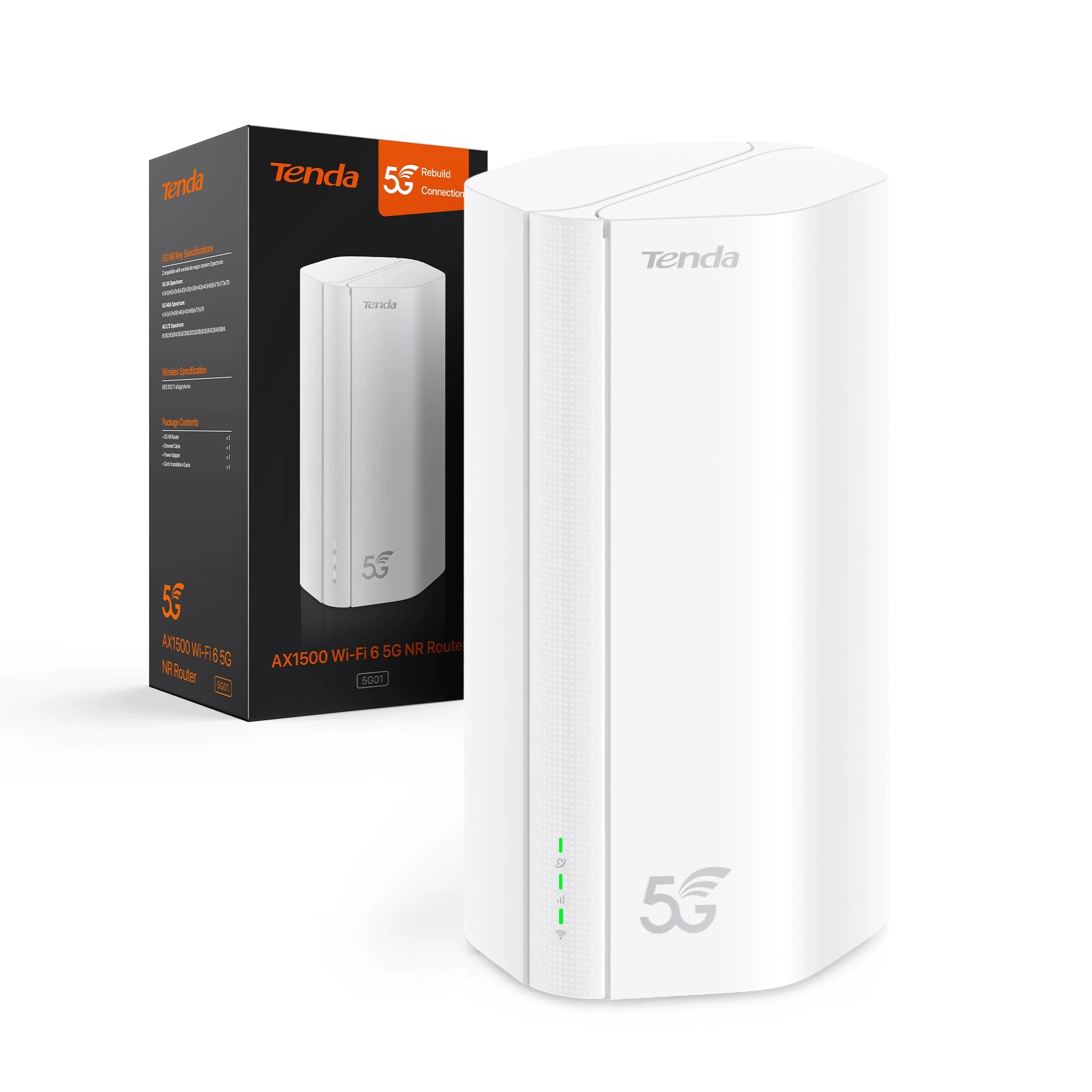 Tenda 5G SIM Router AX1500 AX1800 Wi-Fi 6 wireless CPE Modem WiFi Hotspot 5G/4G/3G Multi-Mode 2.4Ghz 5Ghz Mesh Router 5g wifi