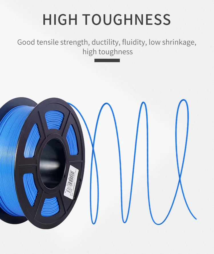 10KG PLA Filament PETG 3d Filament 1.75mm For 3D Printer Filament 10rolls/set Mixed colors and materials FDM Printing Fast Ship