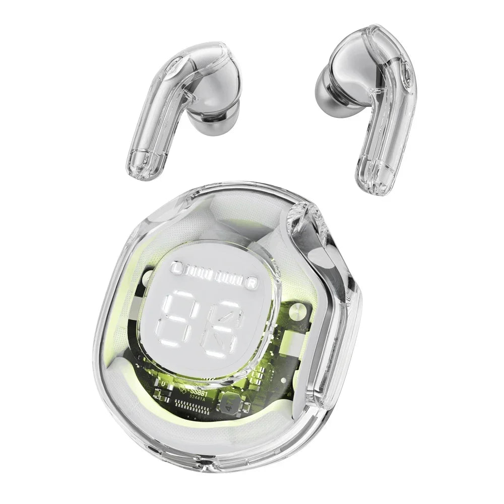 Wireless Bluetooth Headset Wireless Bluetooth Headphones LED Power Digital Display  Wireless Earphones