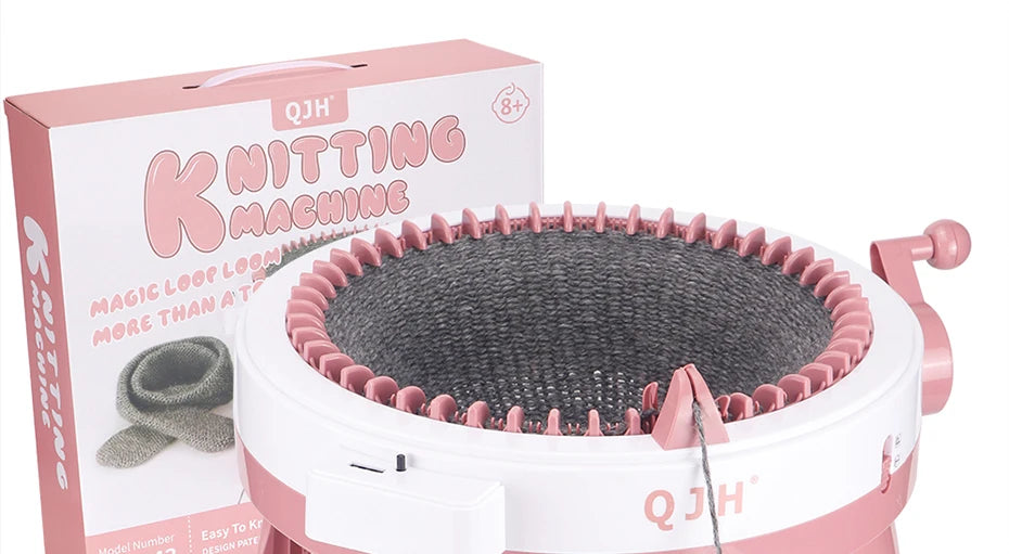QJH Official Genuine Knitting Machine Kit 48needle Manual Knitting Loom Machine Smart DIY Sweater Scarves Hat Glove With Counter