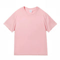 100% Cotton Five Half Sleeve Men's Women Summer T-shirt Loose Short-sleeved Casual Basic Shirt O Neck Solid Color Tops