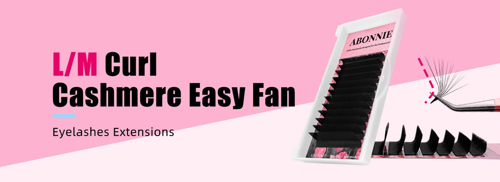 Abonnie Cashmere Easy Fan Lashes Eyelash Extensions Mega Volume Fans All Size Eyelashes Supplies for Eye Beauty