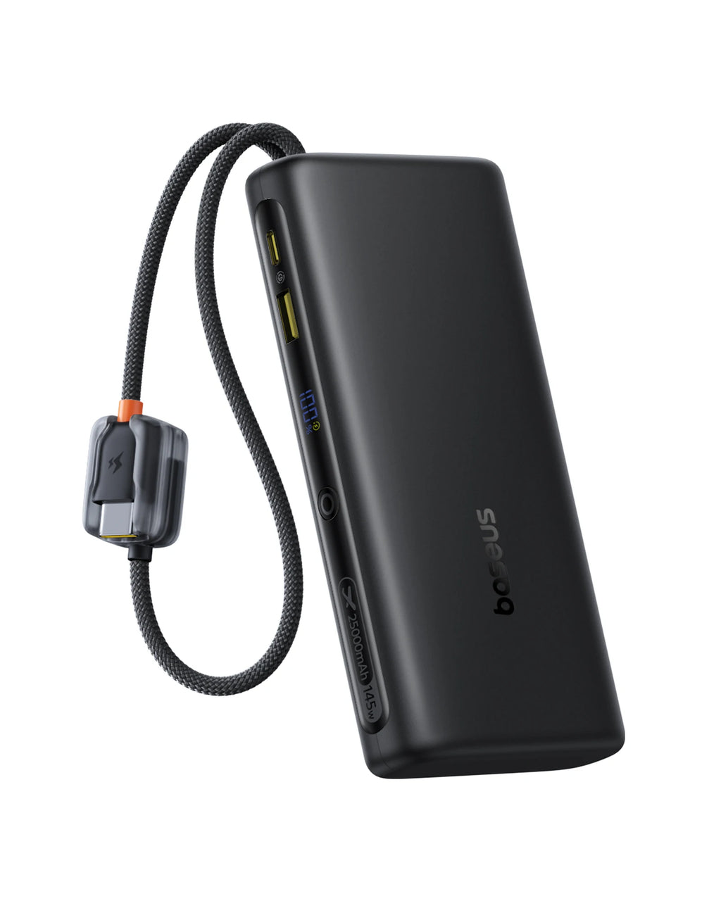 【CCC】Baseus 25000mAh 145W Power Bank Built-In Dual USB-C Cable Fast Charge Digital Display Power Bank For Mac iPhone Samsung