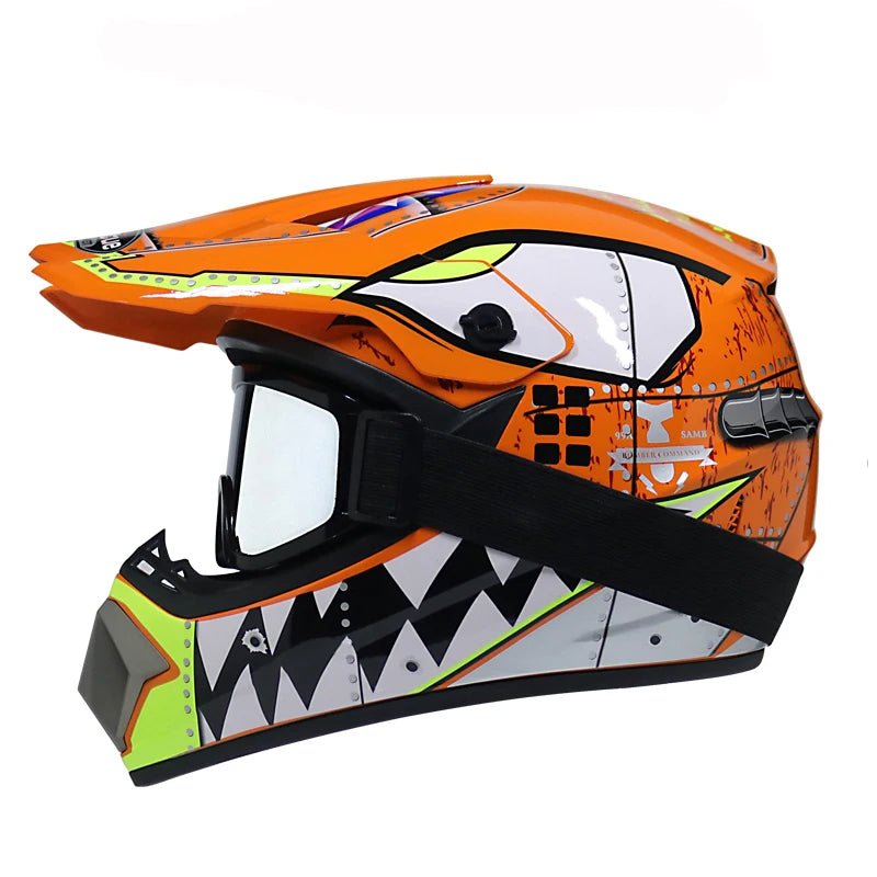 Motorcycle helmet children off-road helmet bike downhill AM DH cross helmet capacete motocross casco