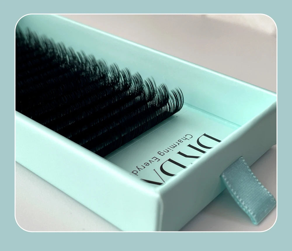 DIYDAY 16Rows Mink Lashes Individual Natural False Eyelashes B C CC D DD Curl Eyelash Extension Supplies for Makeup