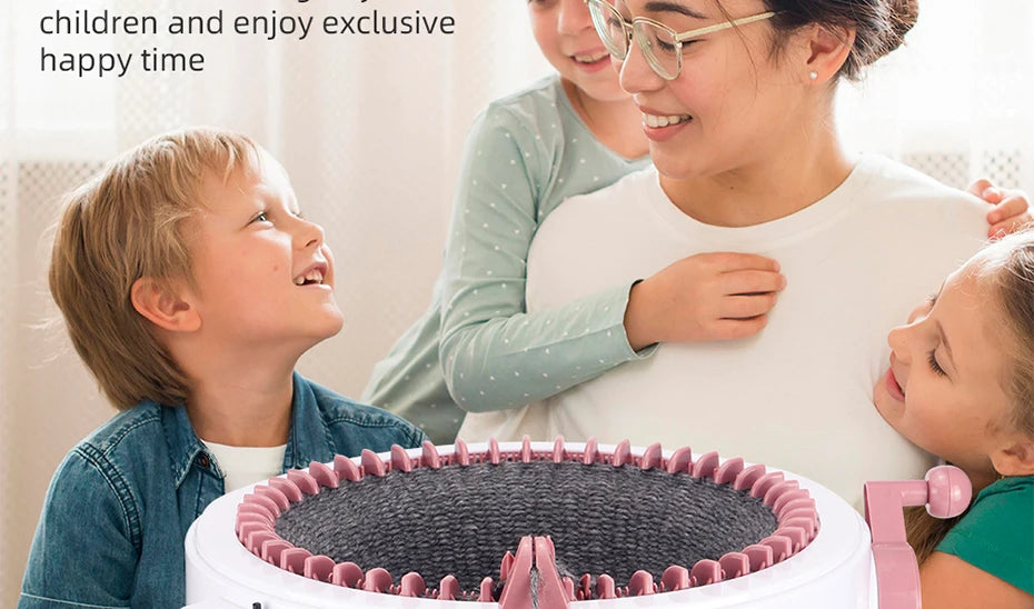 QJH Official Genuine Knitting Machine Kit 48needle Manual Knitting Loom Machine Smart DIY Sweater Scarves Hat Glove With Counter