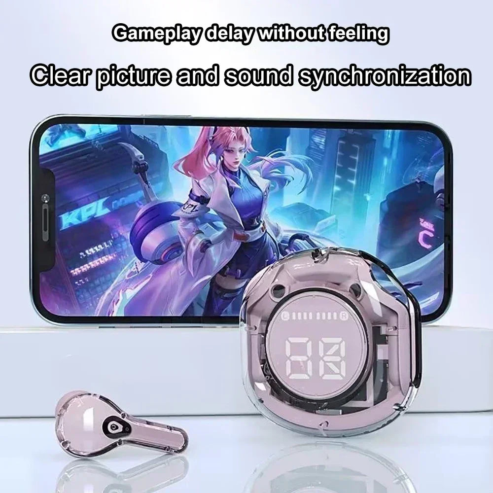 Wireless Bluetooth Headset Wireless Bluetooth Headphones LED Power Digital Display  Wireless Earphones