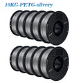 10KG PLA Filament PETG 3d Filament 1.75mm For 3D Printer Filament 10rolls/set Mixed colors and materials FDM Printing Fast Ship