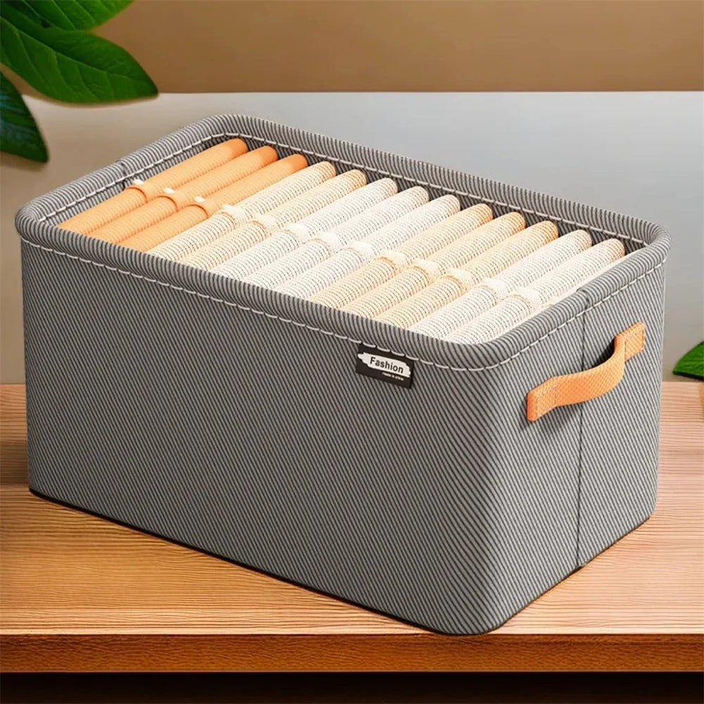 Foldable Clothes Organizer Storage Box Items Clothes Pants Sweater Storage Cabinets Large Capacity Underwear Drawers Wardrobe