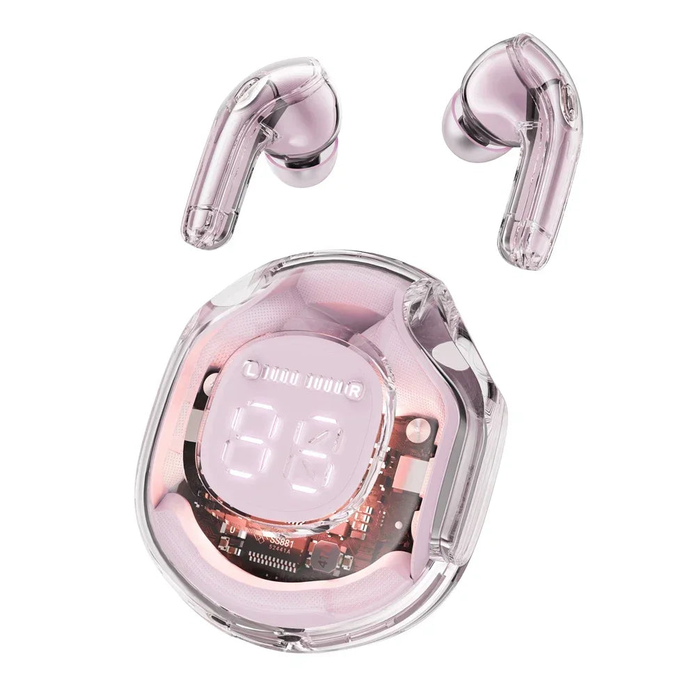 Wireless Bluetooth Headset Wireless Bluetooth Headphones LED Power Digital Display  Wireless Earphones