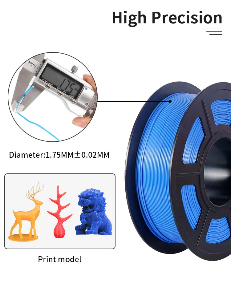 10KG PLA Filament PETG 3d Filament 1.75mm For 3D Printer Filament 10rolls/set Mixed colors and materials FDM Printing Fast Ship