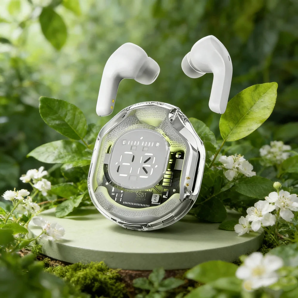 Wireless Bluetooth Headset Wireless Bluetooth Headphones LED Power Digital Display  Wireless Earphones