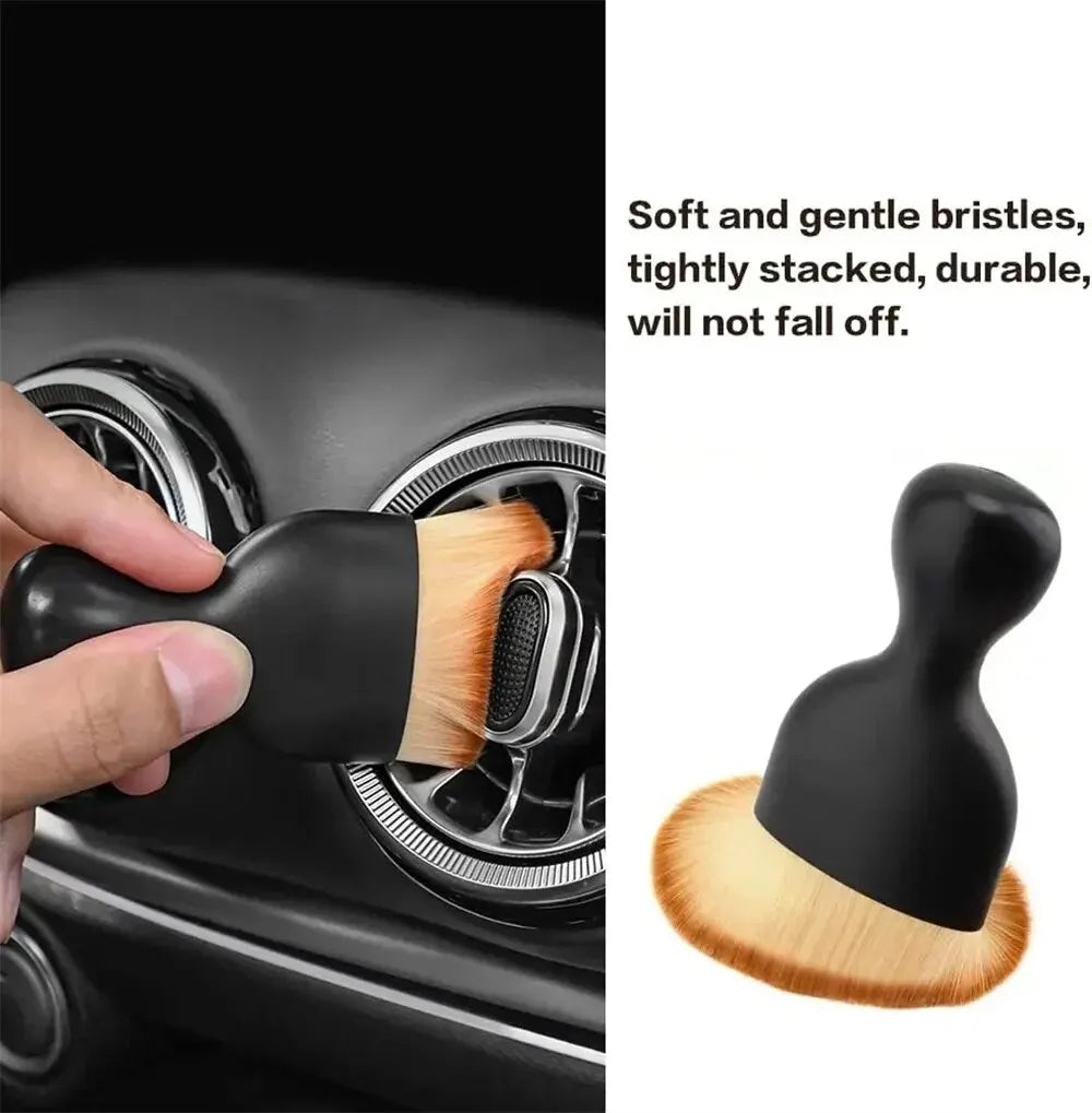 1/2PC Car Air Conditioner Cleaning Brush Car Air Outlet Crevice Dust Removal Brushes for Car Interior Cleaning Brush Accessories
