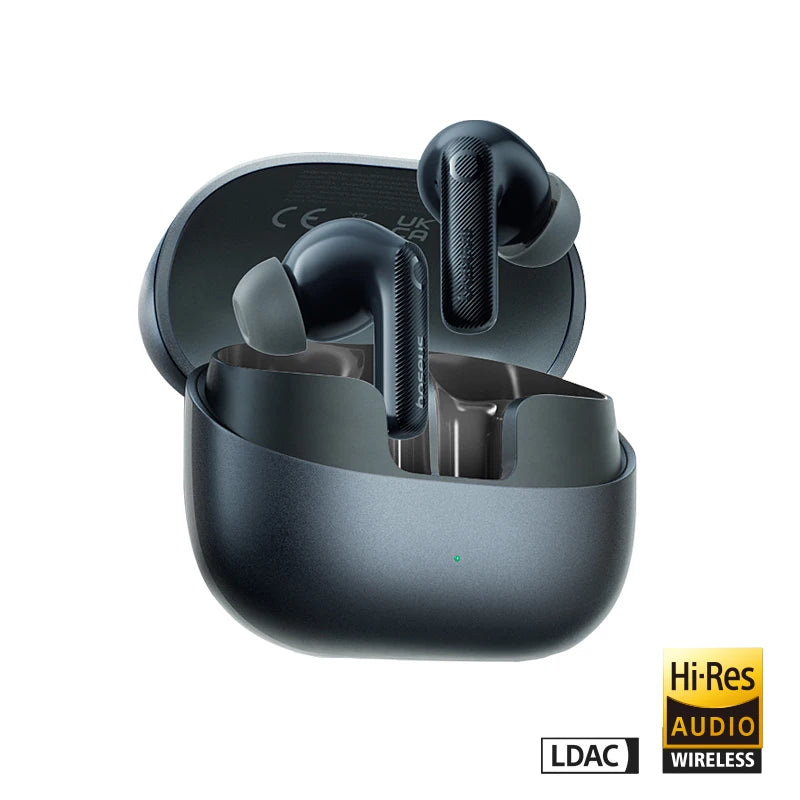 Baseus EP10 Pro ANC Earbuds Wireless Bluetooth 6.0 Earphones 50dB Realtime Adaptive Headphones 6 Mic Hi-Res LDAC IP55  Ear buds
