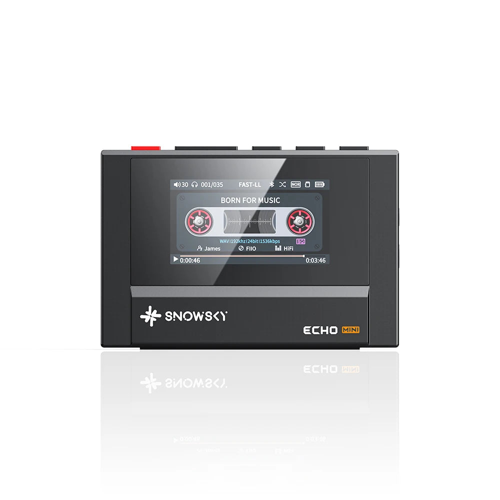 SnowSky/FiiO Echo Mini HiFi Bluetooth MP3 Pure Music Player, 15Hours Playback, 3.5mm/4.4mm Headphones Output