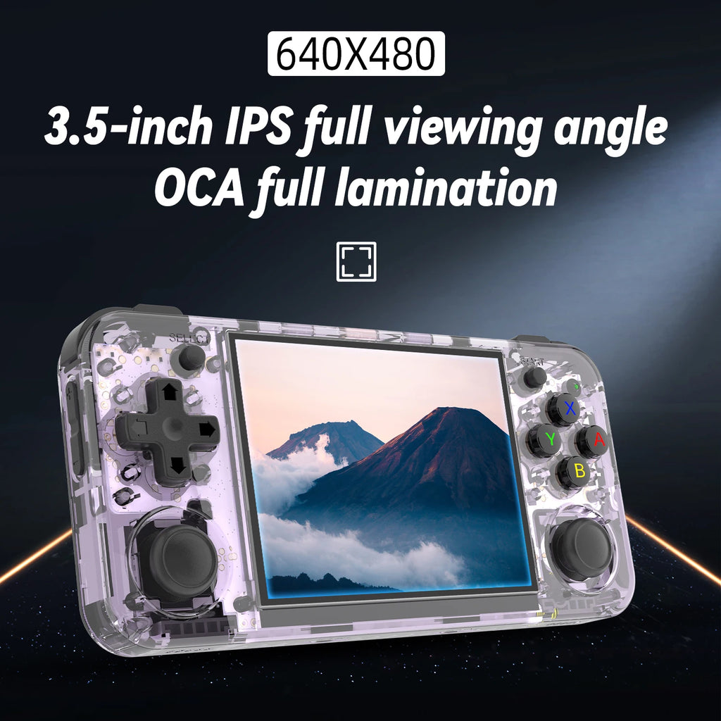 ANBERNIC RG35XX H Horizontal Retro Gaming Console 3.5" IPS OCA Screen Linux 64-bit Vibration Motor 5G WiFi HDMI Output Gift