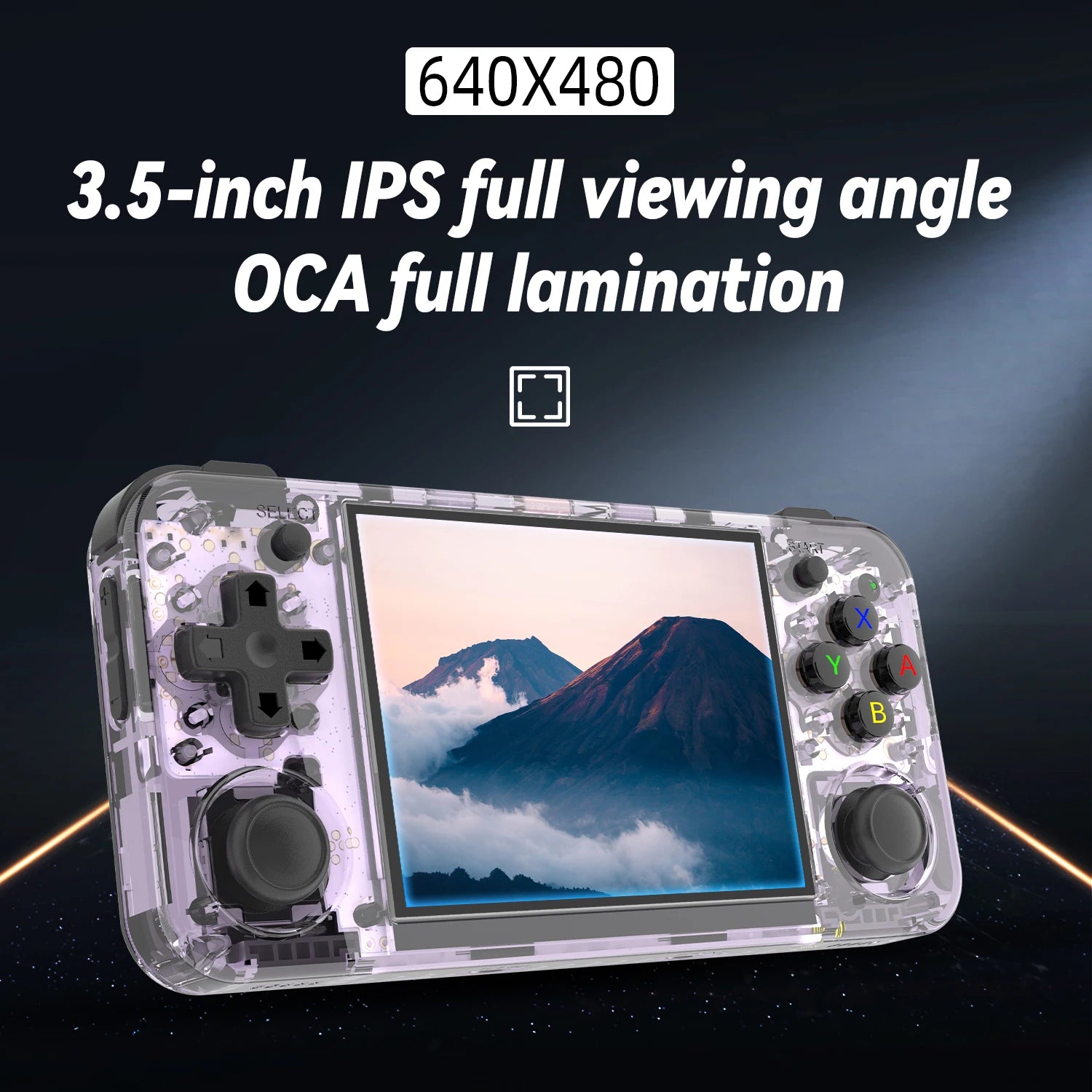 ANBERNIC RG35XX H Horizontal Retro Gaming Console 3.5" IPS OCA Screen Linux 64-bit Vibration Motor 5G WiFi HDMI Output Gift