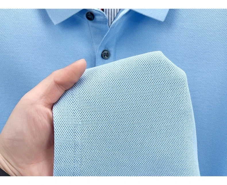 100% pure cotton high-end brand men's short sleeve polo shirt summer fashion original pony embroidery golf Paul  casual T-shirt