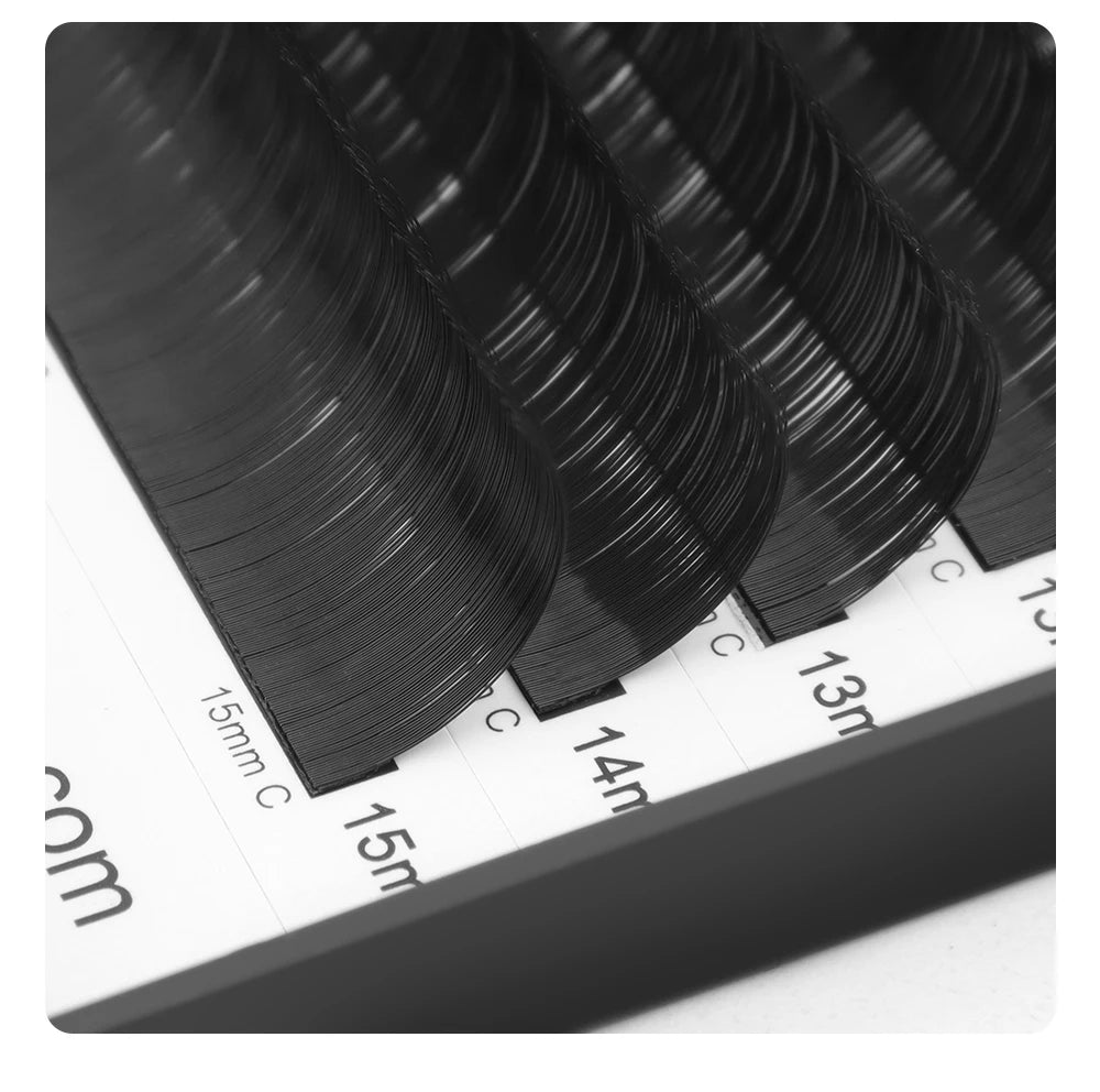 Winky Beauty Custom Your Logo Individual Eyelash Extension Silk Lashes Russian Volume Classic Eyelash Extensions for Makeup