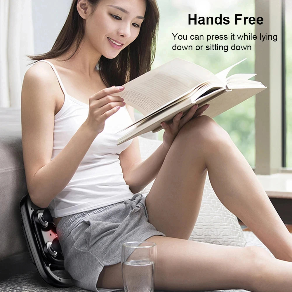 6 Head Massage Gun for Muscle Relief Deep Tissue Percussion for Neck Cervical Spine  Full Body