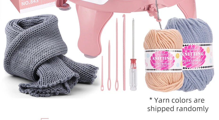 QJH Official Genuine Knitting Machine Kit 48needle Manual Knitting Loom Machine Smart DIY Sweater Scarves Hat Glove With Counter