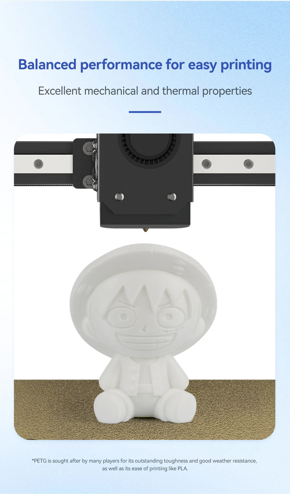 KINGROON 22LBS PETG or PLA filament 3D Printer Filament 10 Rolls 1KG 1.75MM Eco-Friendly Good Toughness Mix Color