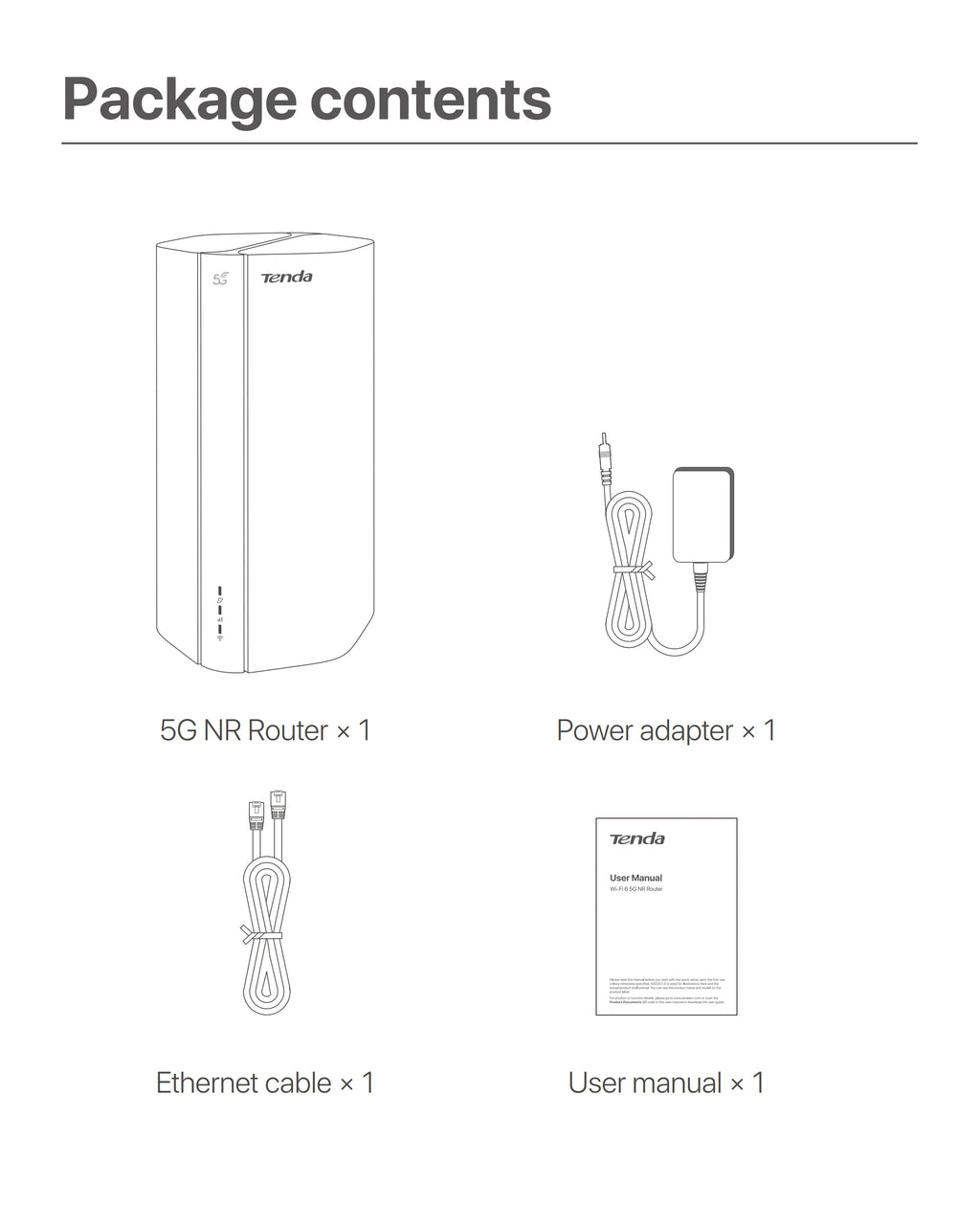 Tenda 5G SIM Router AX1500 AX1800 Wi-Fi 6 wireless CPE Modem WiFi Hotspot 5G/4G/3G Multi-Mode 2.4Ghz 5Ghz Mesh Router 5g wifi