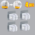 Self-adhesive Mop Holder Broom Stand Wall Mounted Mop Support Sweeping Brush Hook Storage Organizer Bathroom Kitchen Accessories