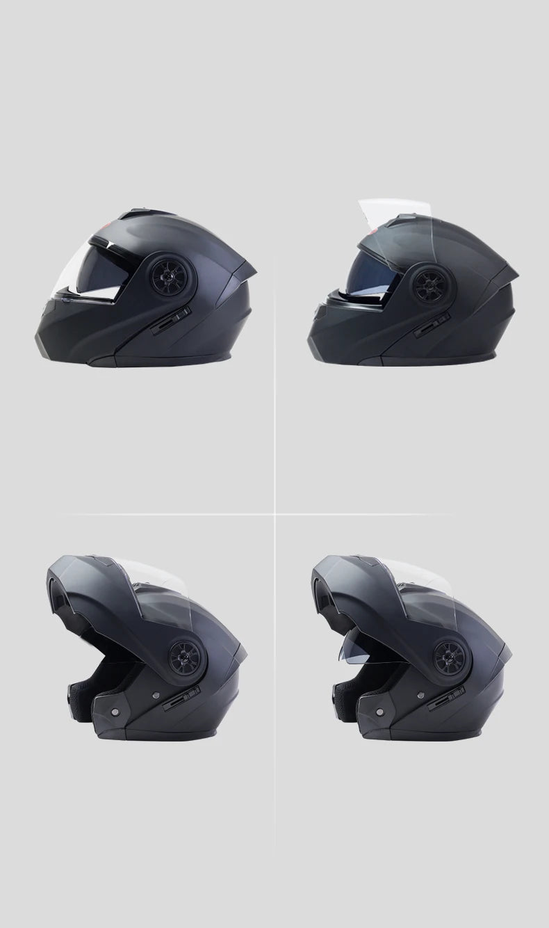 Personalised Dual Lens Flip Up Helmets Motocross Racing Modular Cascos Para Moto Men Women Fashion Full Face Motorcycle Helmet