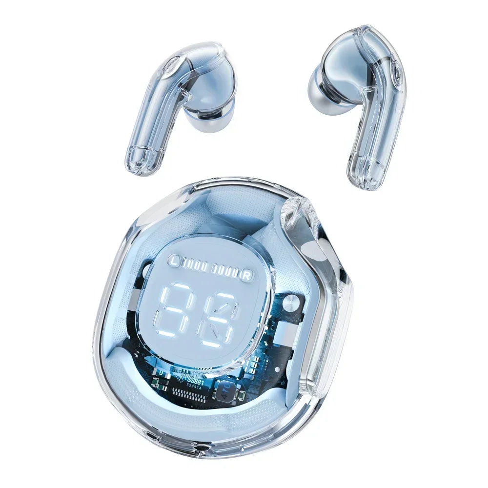 Wireless Bluetooth Headset Wireless Bluetooth Headphones LED Power Digital Display  Wireless Earphones