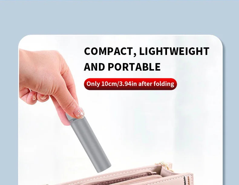 Portable Compact Charcoal Folding Toothbrush - Perfect for TravelCamping, and Hiking - Easy to Take and Efficient Teethbrush