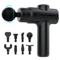 Electric Deep Tissue Massage Gun with 8 Interchangeable Heads for Arms Back Legs & Full Body, Portable Device for Sport