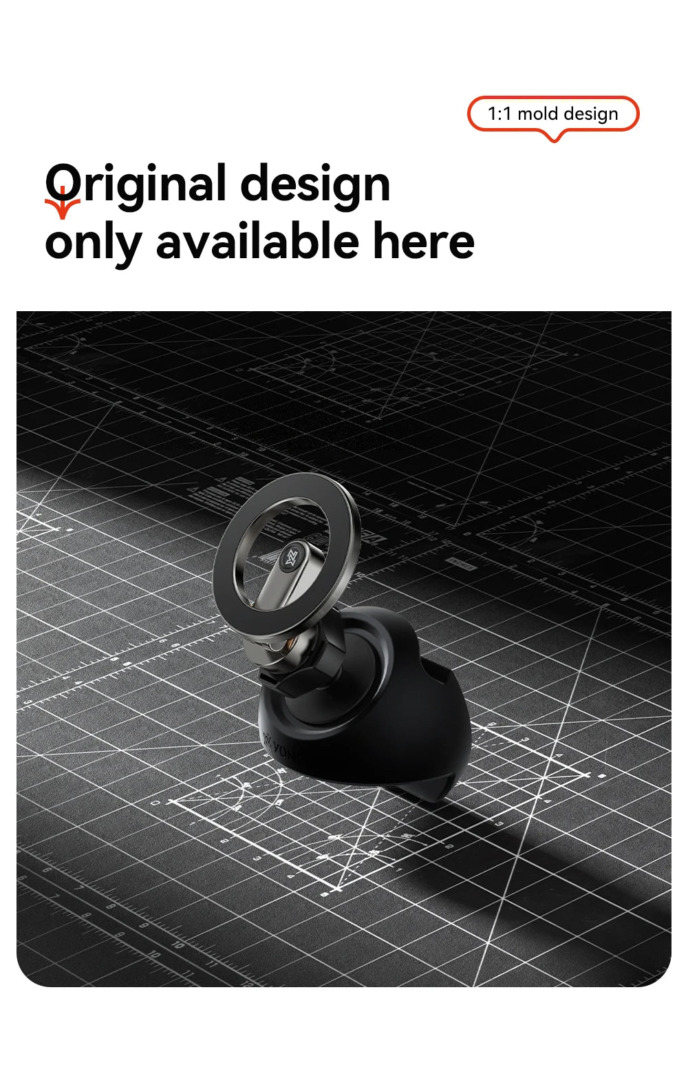 YZ For Tesla Magnetic Car Phone Holder 2026 Model 3/Y/YT Highland Juniper Air Vent Mount Car Bracket Stand 360 Degree Rotatable