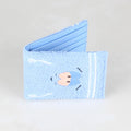 High-Quality Towel Cloth Bi-Fold Wallet Fashion Personalized Card Holder ID Card Slot Wallets for Women Card Holder