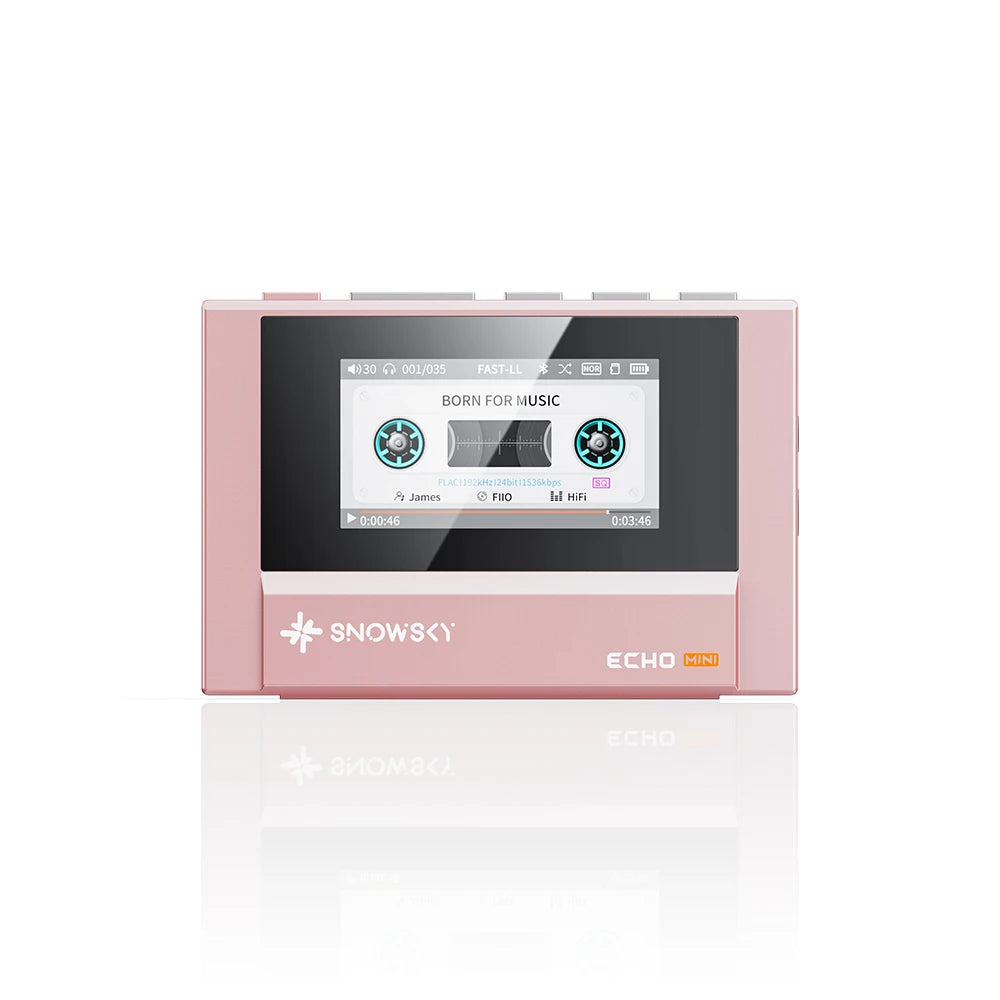 SnowSky/FiiO Echo Mini HiFi Bluetooth MP3 Pure Music Player, 15Hours Playback, 3.5mm/4.4mm Headphones Output