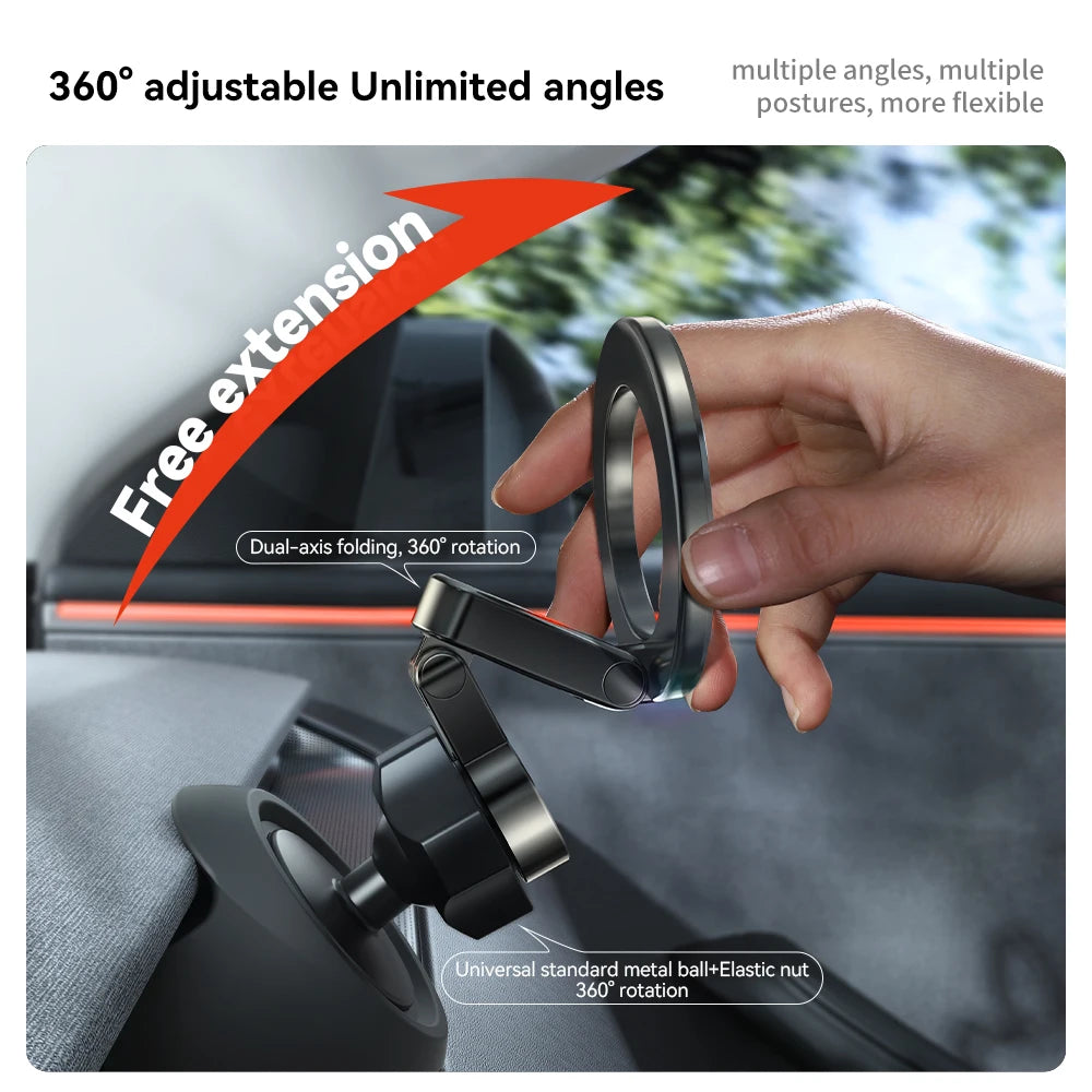 YZ For Tesla Magnetic Car Phone Holder 2026 Model 3/Y/YT Highland Juniper Air Vent Mount Car Bracket Stand 360 Degree Rotatable